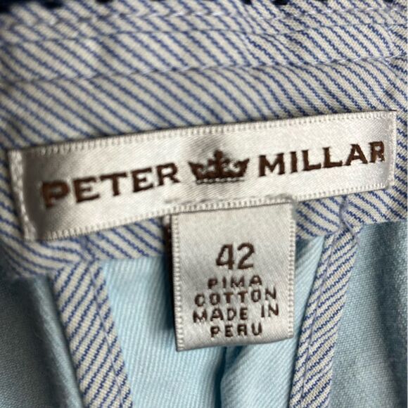 PETER MILLAR 42 Unisex Baby Blue Classic Golf Performance Shorts - Picture 4 of 13